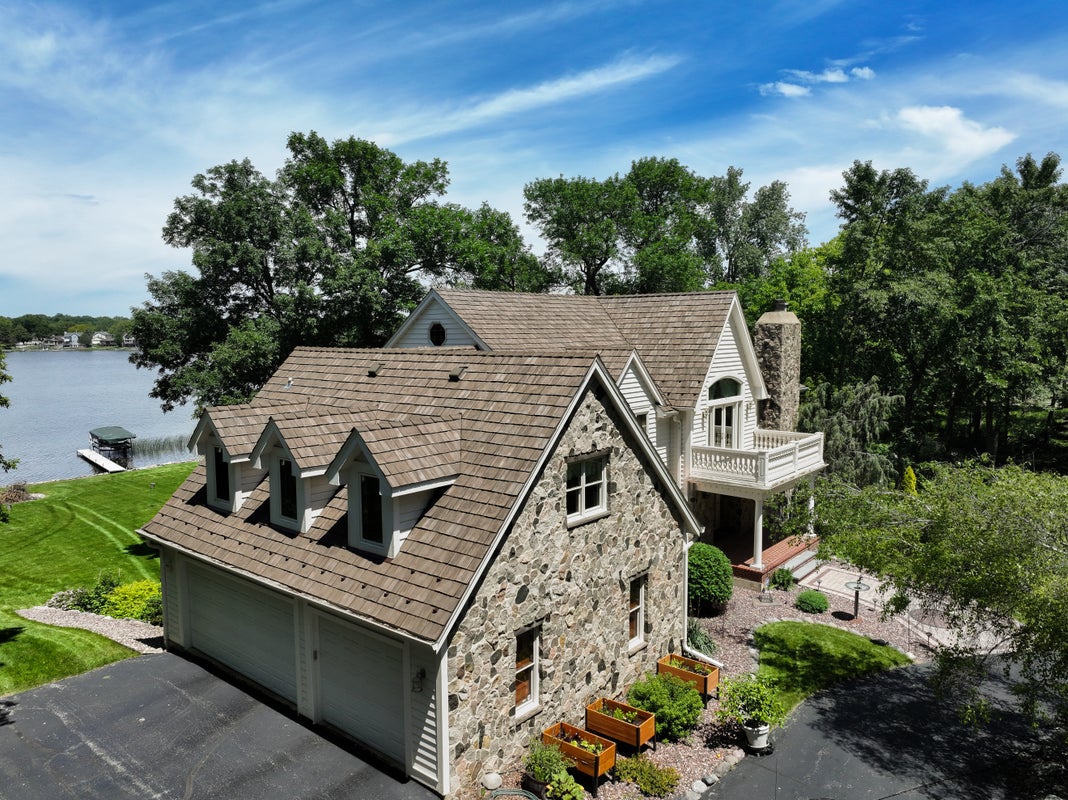 Brave tiles on house